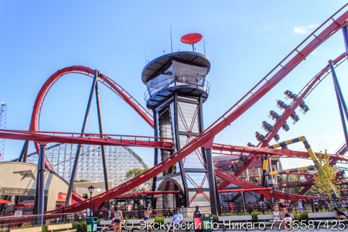 Экскурсия в парк развлечений Six Flags | Американские горки