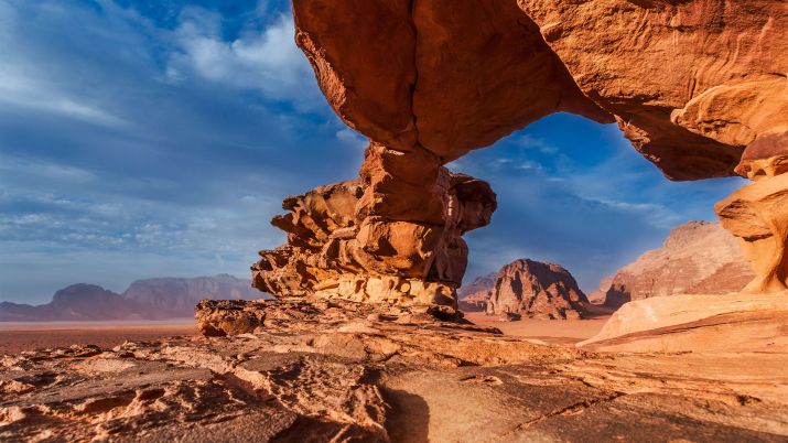 Wadi Rum is renowned for its unique rock formations, dunes, and vast open spaces
