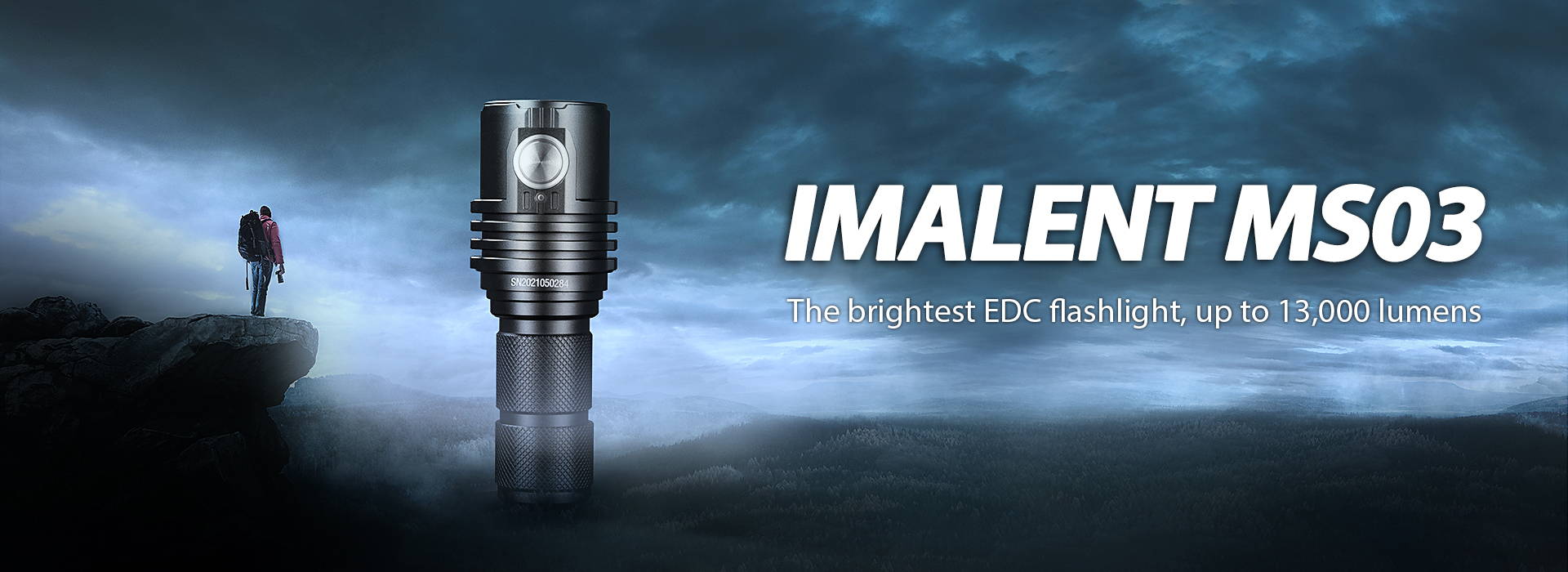 imalent ms03 brightest edc flashlight