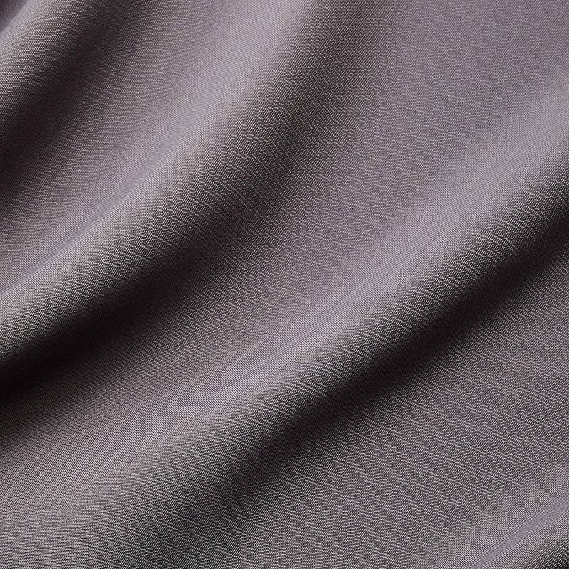 LA Linen Polyester Poplin Fabric Sample in Charcoal
