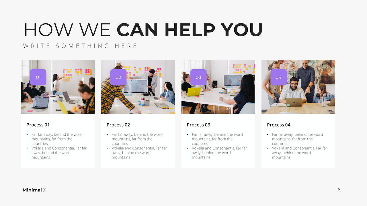 Modern X Agency Presentation Template 