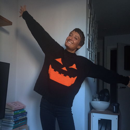 Der Kürbispullover - Strickanleitung