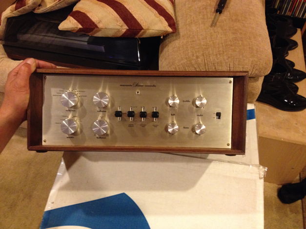 Marantz 7 Tube Pre-amp with wooden cabinet