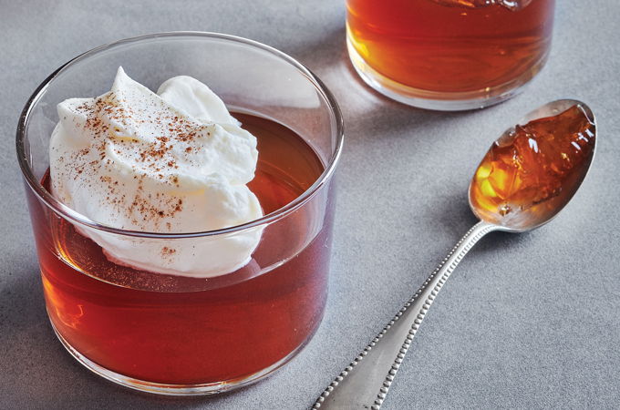 Apple Juice and Brown Sugar Jello