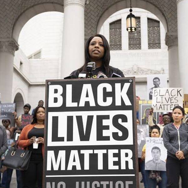 Black Lives Matter speaker at large event