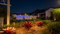 LED Garden Spike Lighting & Wall or Step Lighting by Havit illuminating pool and garden area of the Mudgeeraba house.