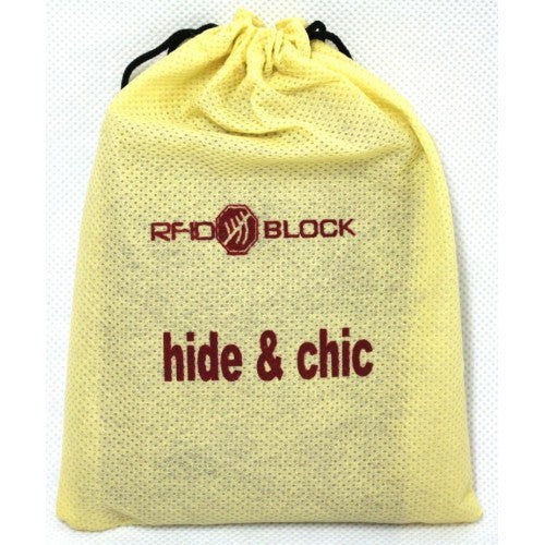 RFID lined Cow Hide Hunter Leather Wallet Style 12006 - Image 9