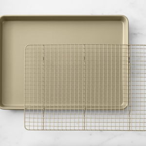 Williams Sonoma Goldtouch® Pro Nonstick Non Corrugated Half Sheet with Cooling Rack