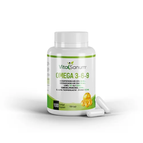 Omega 3 - 6 - 9 - 100 Kapseln 890mg