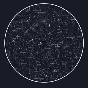 Star Map of the Night we got Engaged