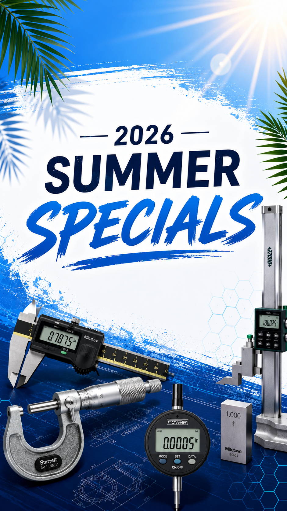 Mitutoyo Digital Readout Special Flash Sale Banner