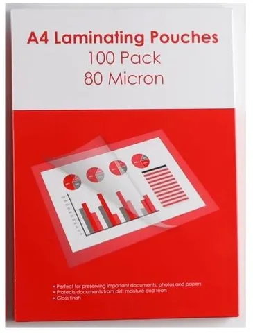 Laminating Pouch A4 /PKT100