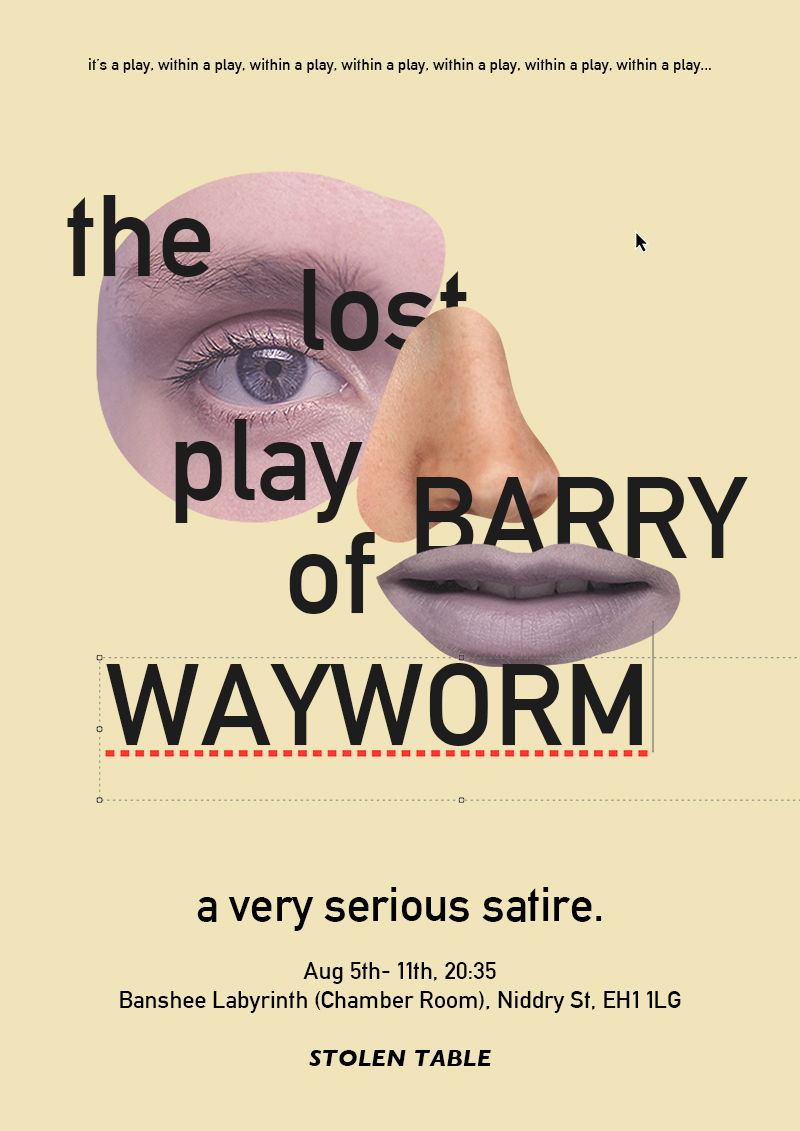 The poster for The Lost Play Of Barry Wayworm