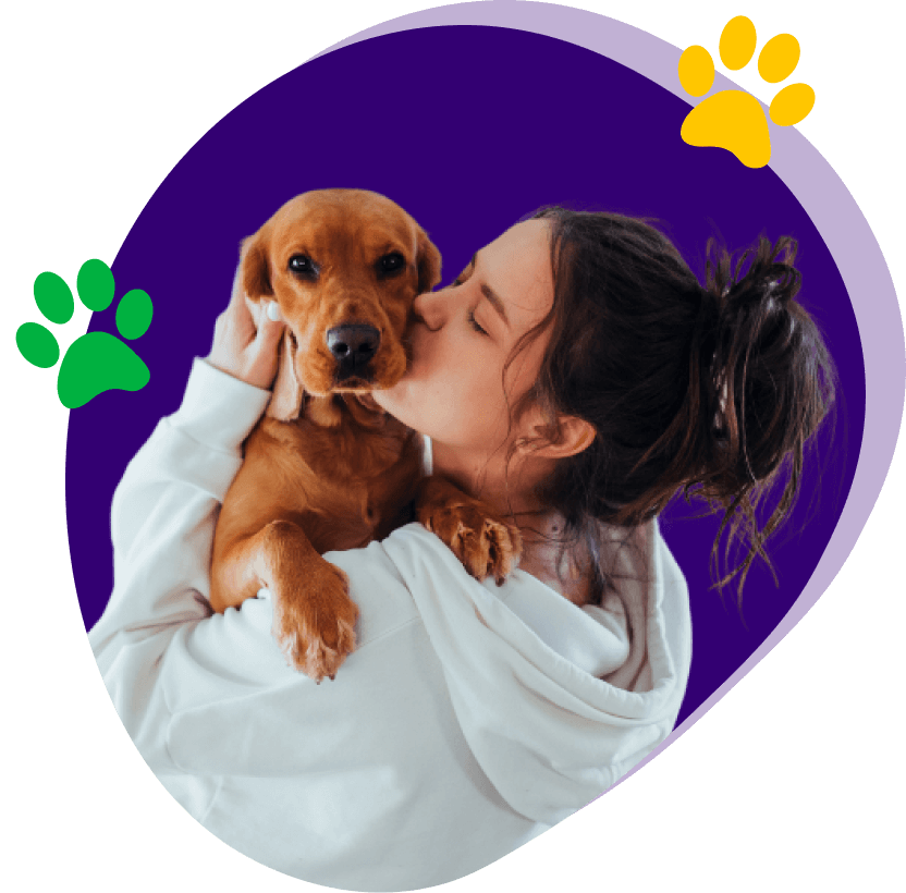 PERRO Y SU DUEÑA 