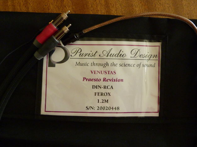 Purist Audio Design Venustas- Praesto Revision DIN to RCA