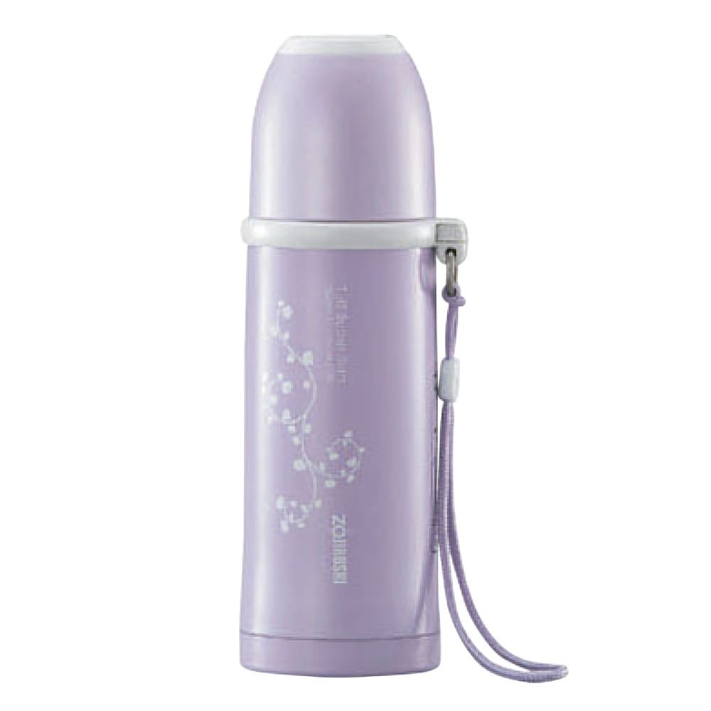 Zojirushi SS-PC20 Thermal Stainless Vaccum Bottle with Cup 200 ml, VV: Purple Pink