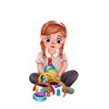 Open-ended Montessori toys collection.