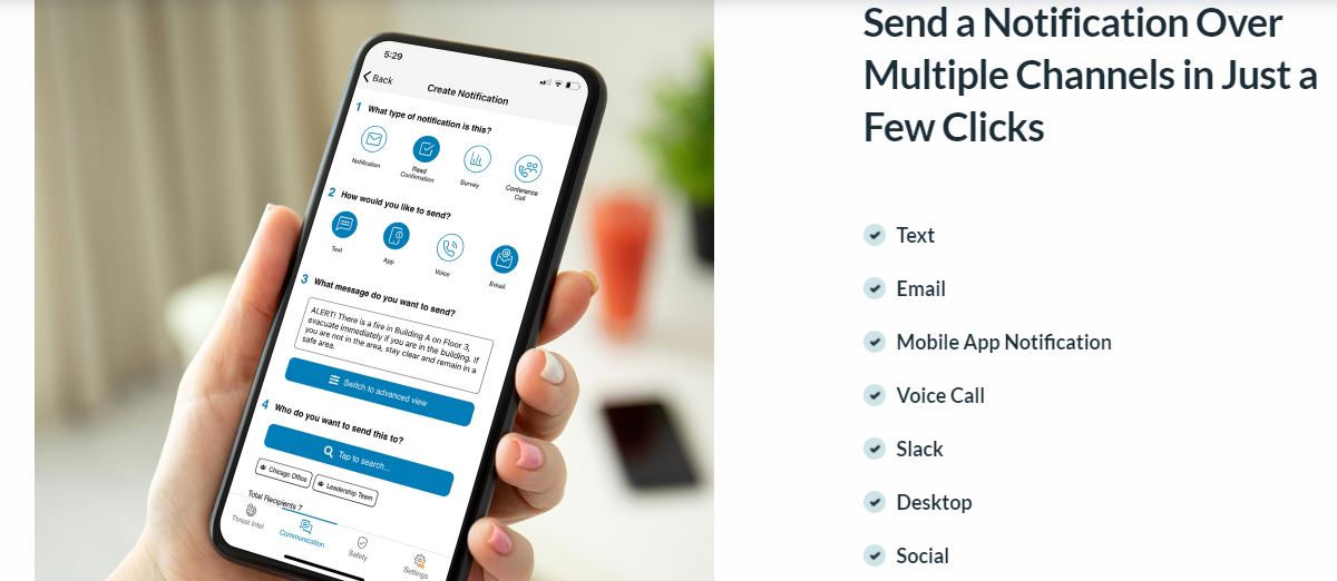 AlertMedia product / service