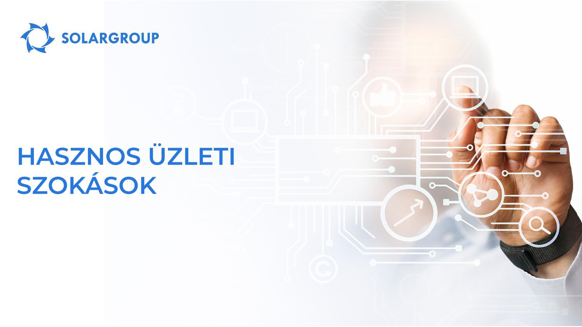 Hasznos üzleti szokások