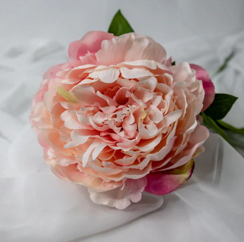 Pink Peony Large Bloom - Realistic Artificial Flowers