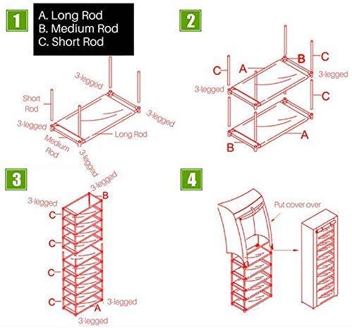 shoe rack cabinet instructions