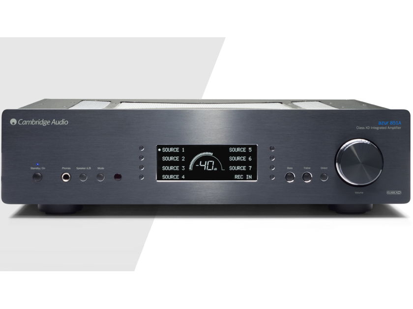 CAMBRIDGE AUDIO Azur 851A Flagship Integrated Amplifier (Black): Demo Unit; Full Manufacturer's Warranty; 45% Off