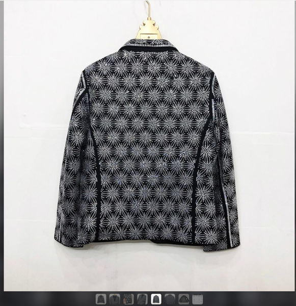 HeavyHot Drilling European Luxury Brand Blazer Men Rhinestones Punk Club - Image 5