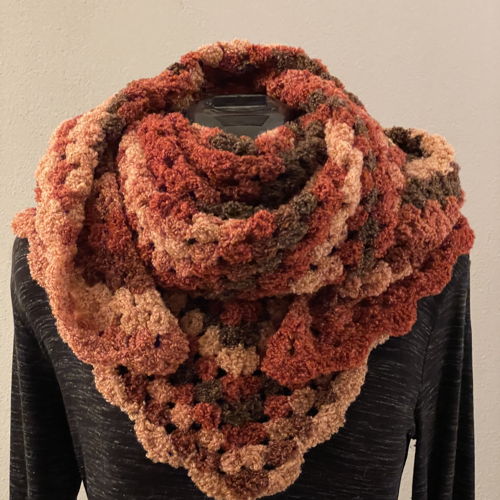 Crocheted shawl Grandma