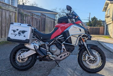 2018 DUCATI MULTISTRADA 1200 ENDURO PRO "DUCATI RED" motorcycle for rent near Millbrae, CA