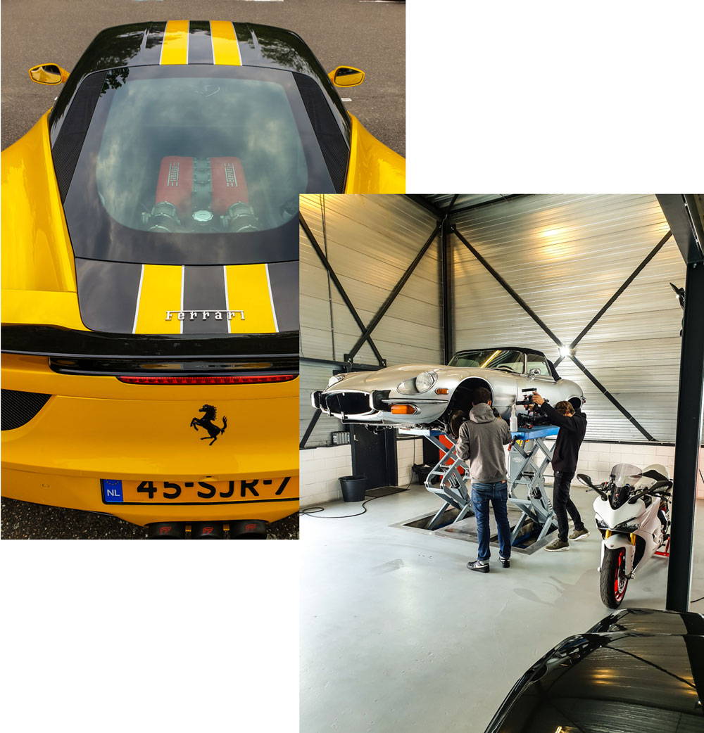Ferrari 458 Novitech, Jaguar E-type