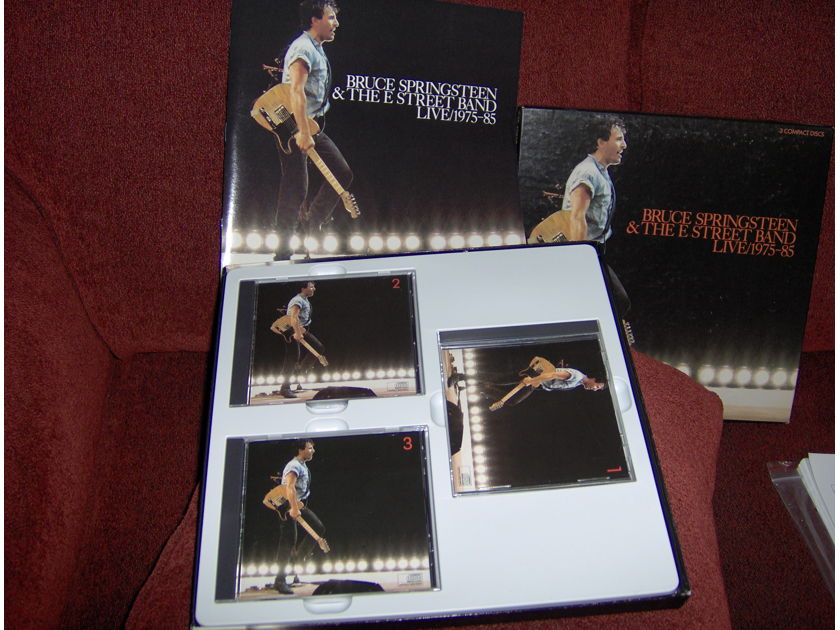 Bruce Springsteen & The E-Street Band - Live/1975-85 three CDs plus deluxe book of the entire tour and all the lyrics, free ship