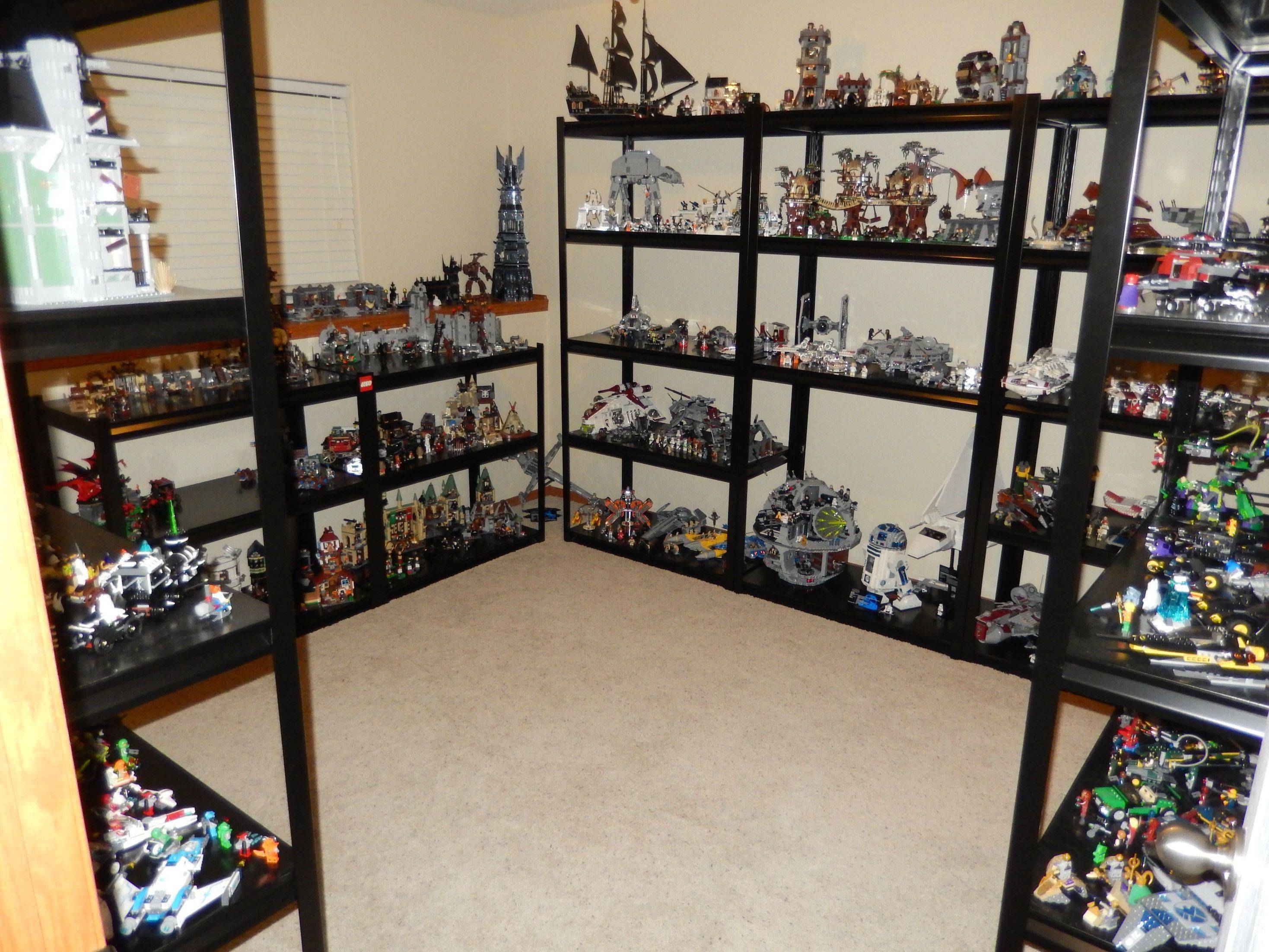 shelves to display lego sets