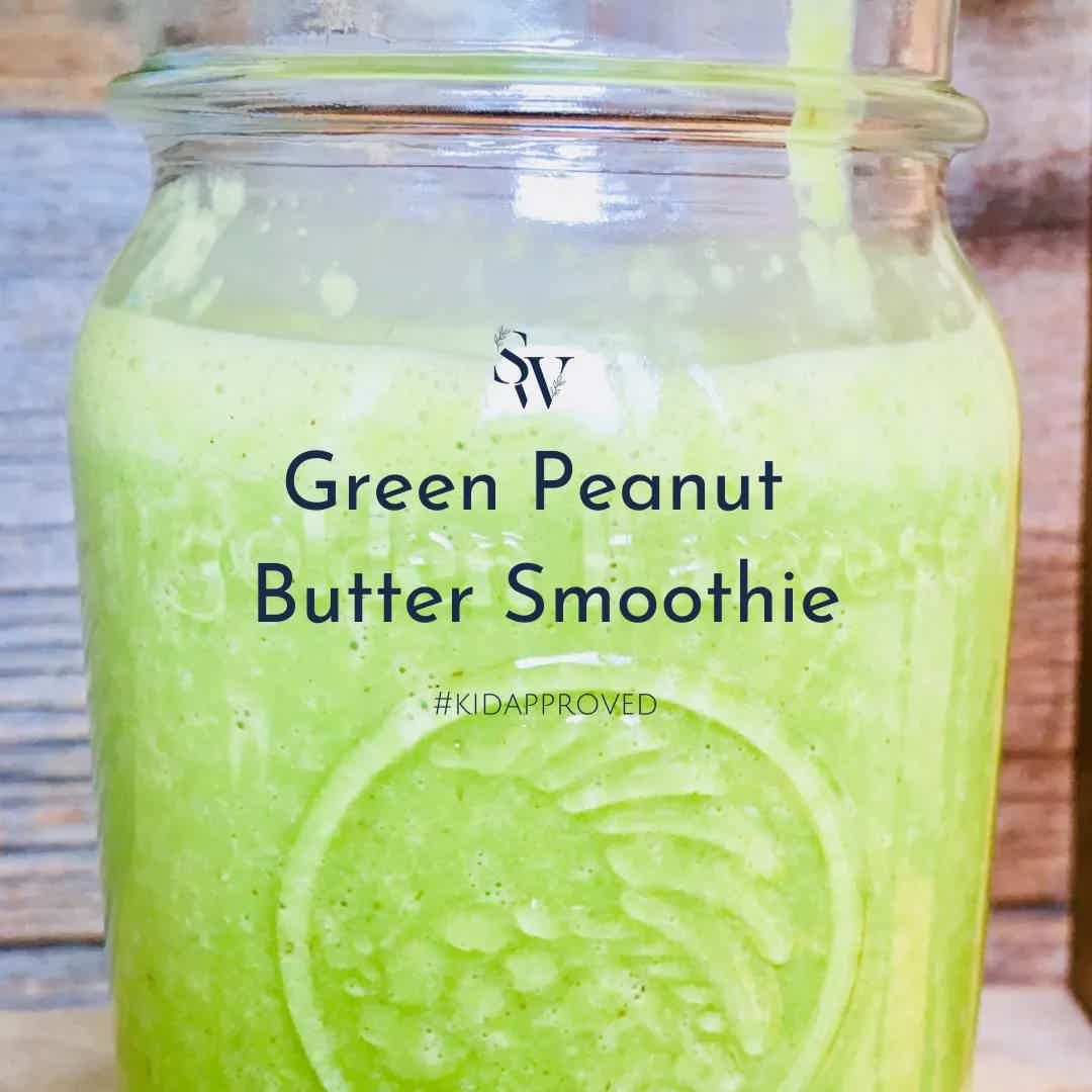 Green Peanut Butter Smoothie