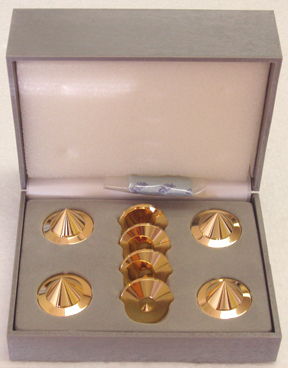 BBC Gold audio isolation metal cones,new