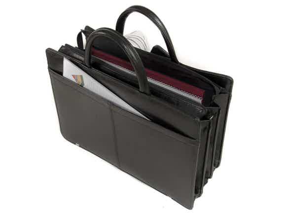 Damen-Leder-Aktentasche-Lehrertasche-Bürotasche-LUSIA