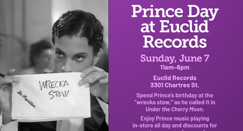 Prince Day at Euclid Records