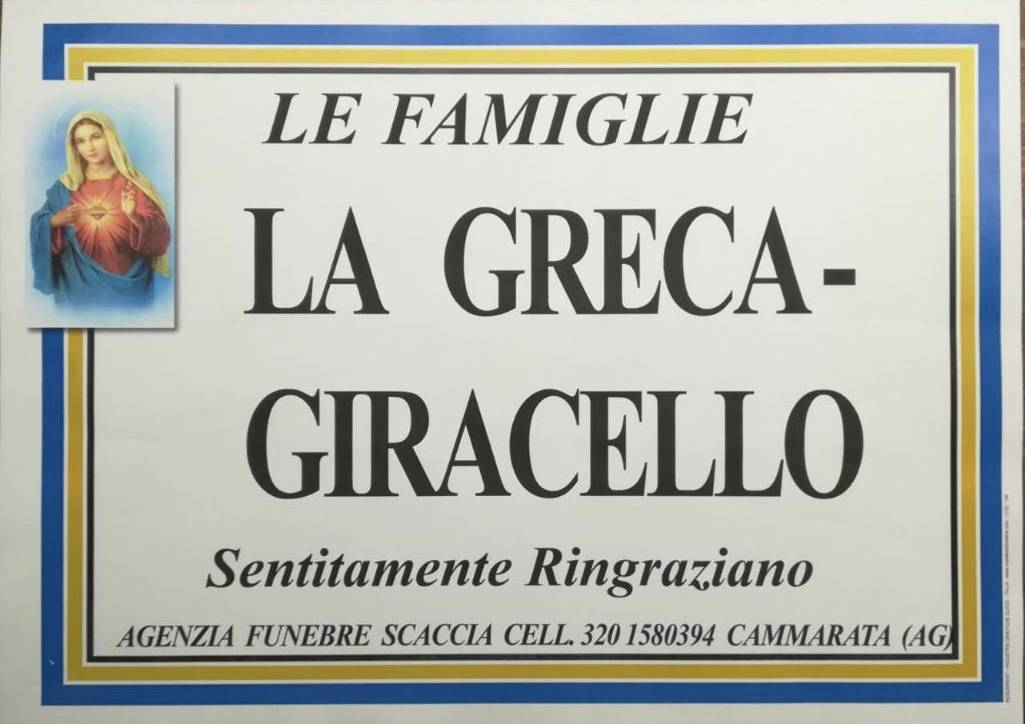 Le Famiglie La Greca ~ Giracello