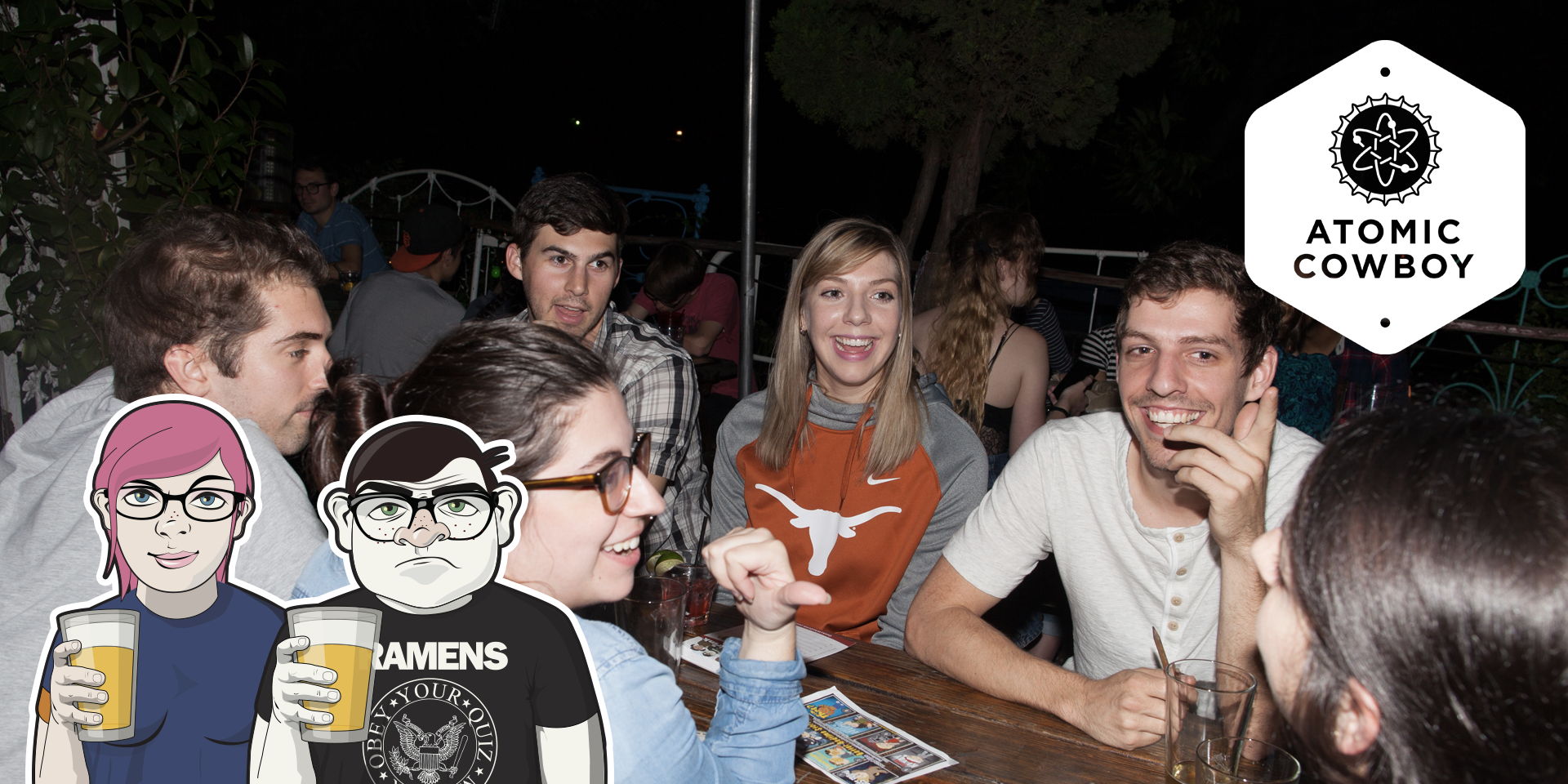 Geeks Who Drink Trivia Night at Atomic Cowboy KC promotional image