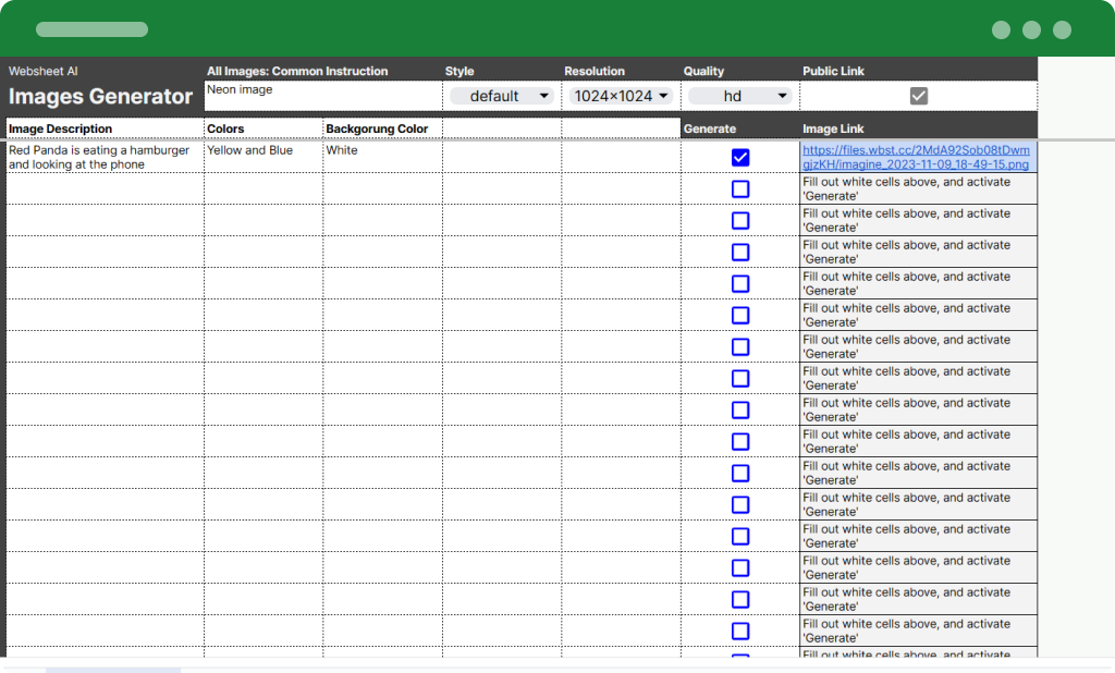 Example Data