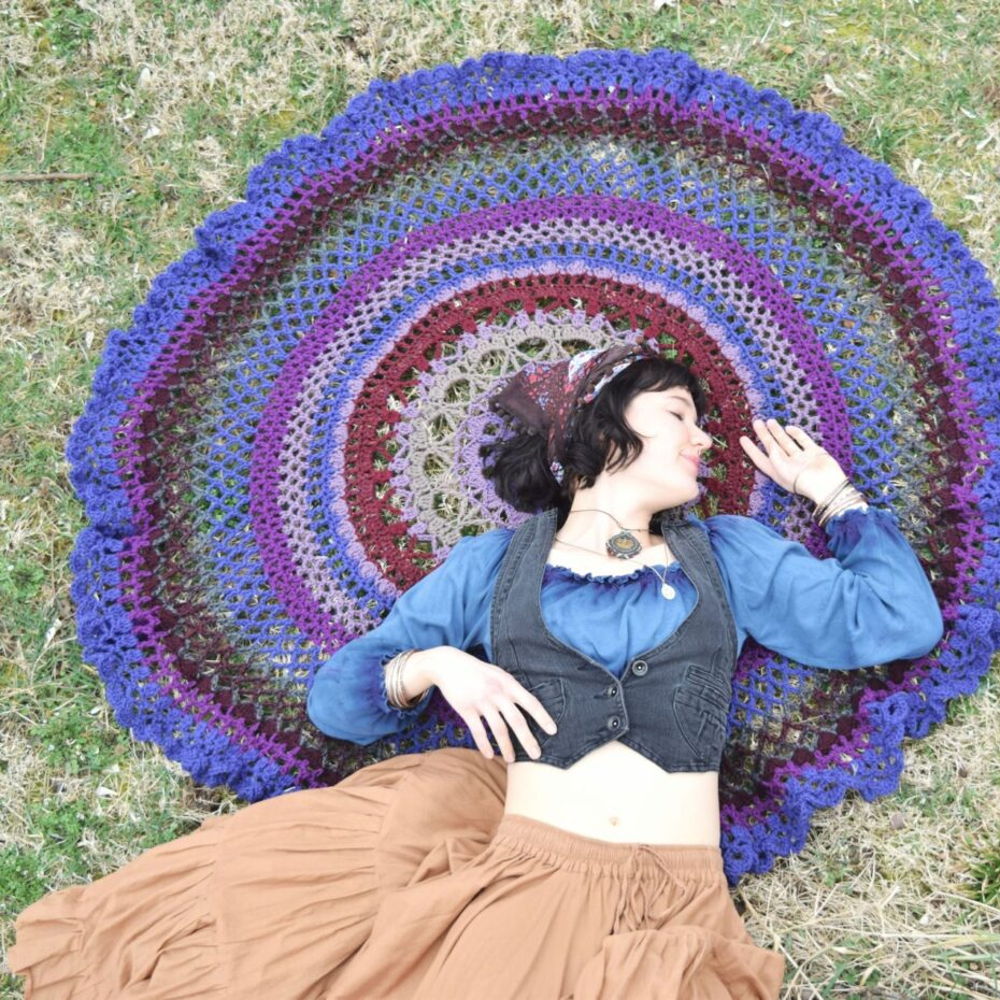 Lotus Mandala Deken - Morale Fiber