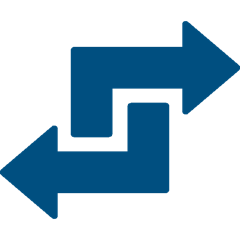 Real Time Monitoring Clock History Icon