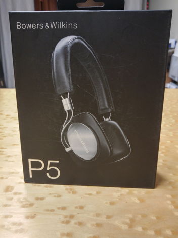 BOWERS & WILKINS P5 HEADPHONES BLACK AND SILVER "BRAND ...