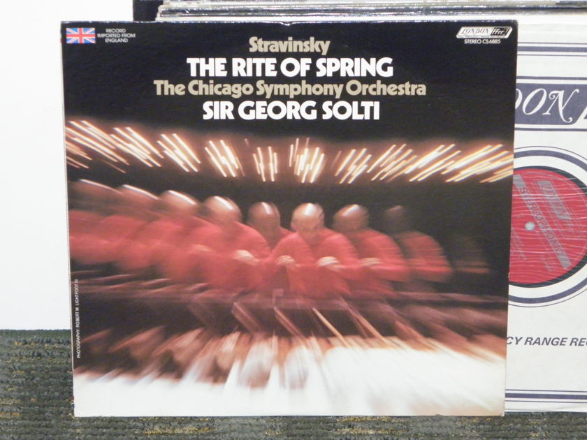 Sir Georg Solti/Chicago Symphony - Stravinsky "The Rite Of Spring" London CS 6775 UK Decca 6W/5W matrix