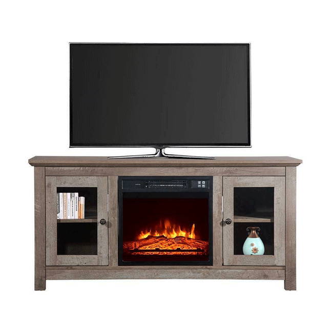 Indoor Electric Fireplace TV Console