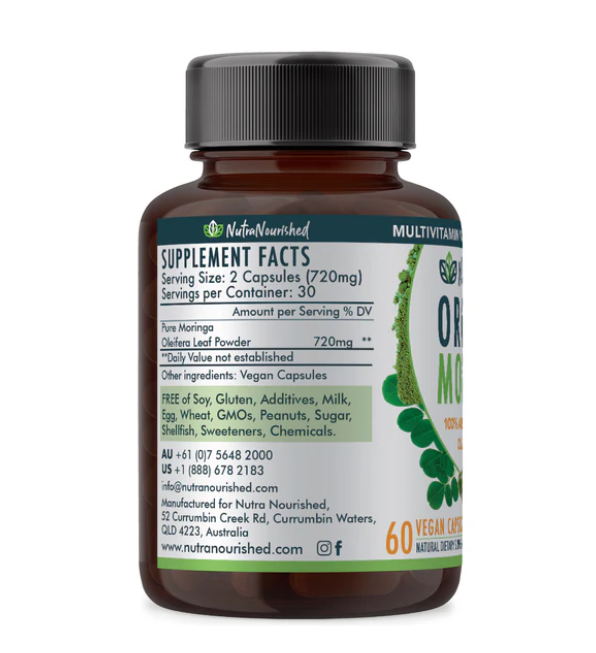 VALUE BUNDLE: Organic Pure Moringa Leaf Capsules - Image 6