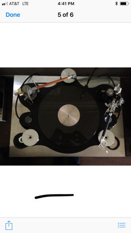 Hanss T60 se turntable   Special black  Price reduced