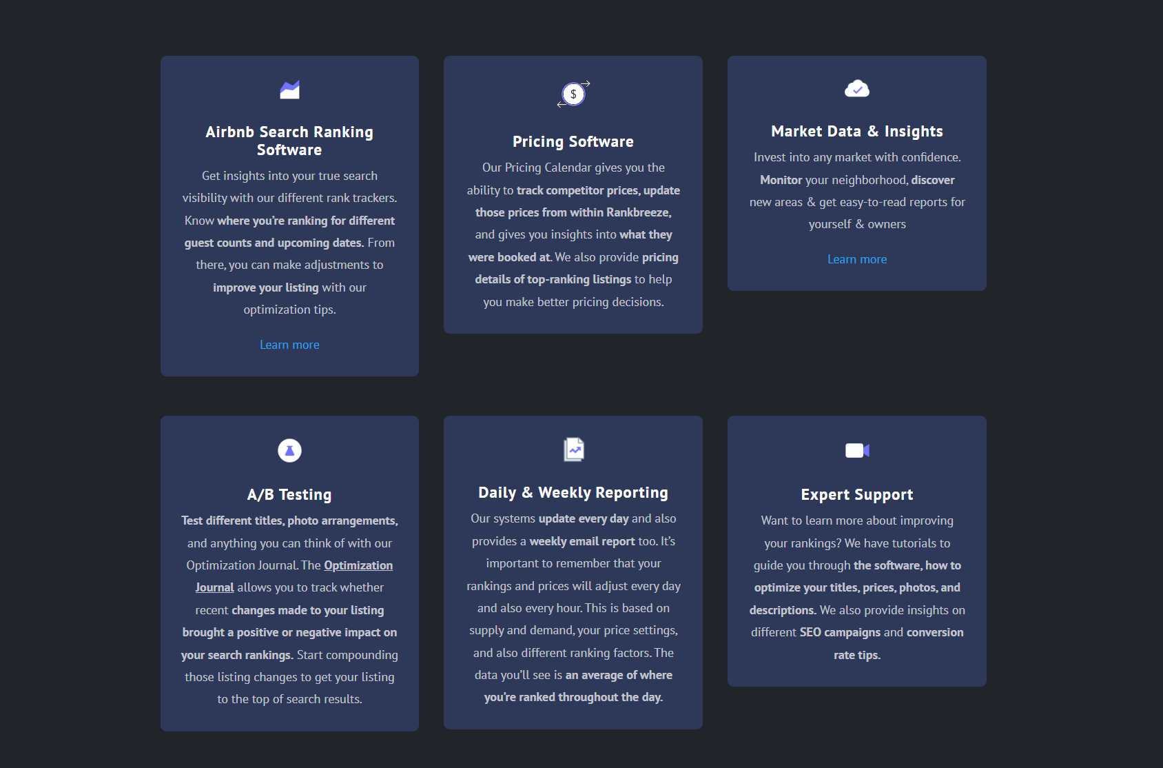 Rankbreeze product / service