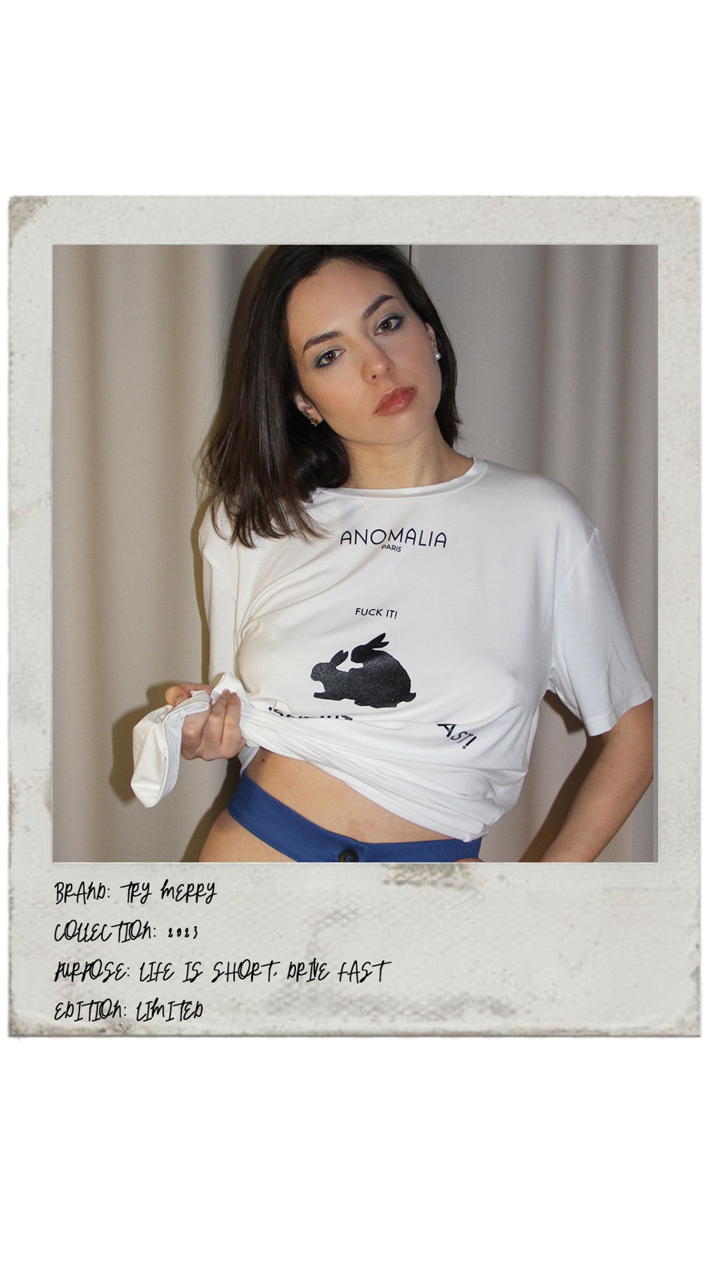 White Rabbit T-Shirt for Her