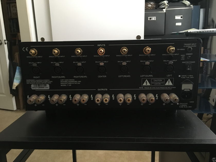 Cary Audio Design Model 7.125 7 Channel HT Amplifier