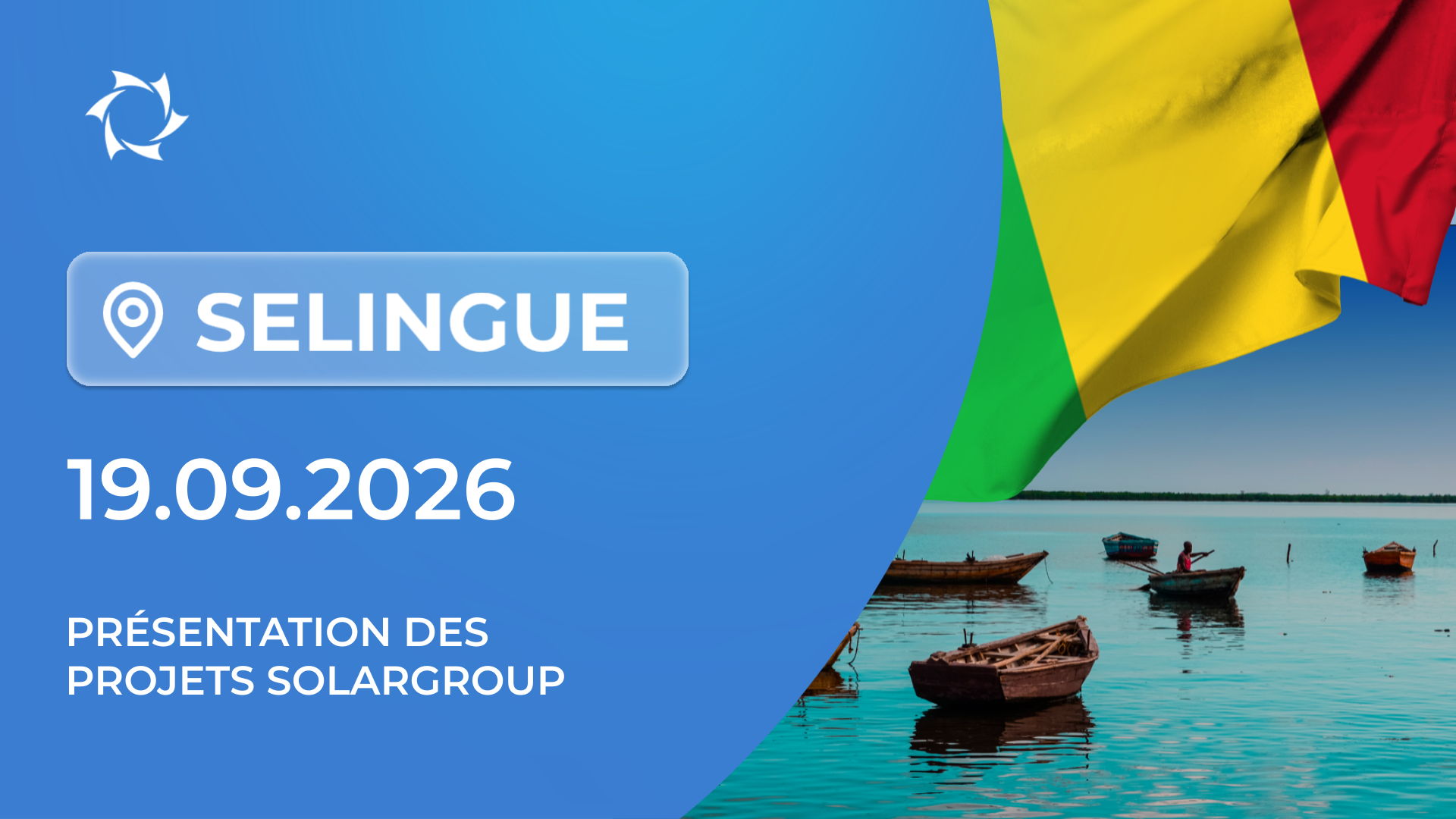 Présentation des projets SOLARGROUP à Selingue (Mali)